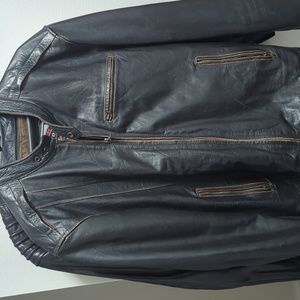 Men's River Road Leather Jacket size 48